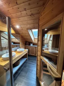 All-wood chalet, biological timber preservative, with Finnish sauna - Image 3