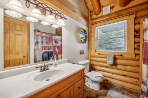Overlook at Sleepy Creek -- Sleepy Creek Frontage, Secluded, Grill, Fire Pit, Deck, Family Friendly, Game Room, Fishing, Hammock, View, Fireplace - Image 5