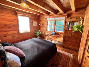 Modern Rustic Log Chalet w/ mtn views, pool & bonus loft on 17 secluded acres  - Image 4