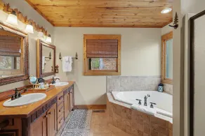 Vintage Luxury Cabin Creekside with Game Room, Water Front, Hot Tub, Wi-Fi - Image 3