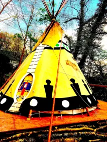 Utilisation exclusive du Mellow Mountain Eco Retreat avec Tipi, spa à bois, sauna - Image 4