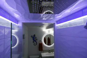 Natures Best Modern - Amazing GETAWAY, 2- Person LED Shower, 75\" TV, King Bed - Image 4