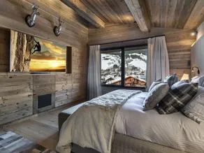 Chalet de luxe avec jacuzzi, salle cinéma et piscine au centre de Megève - Image 5