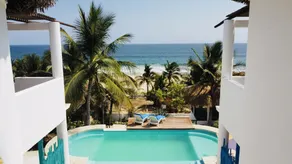 Beachfront villa is settled in Playa Agua Blanca 25 min from Puerto Escondido. - Image 4