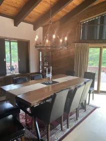 The eclectic lodge sits on 10 acres and is within 40 minutes from 3 ski resorts.  - Image 4