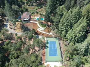 60-acre Panoramic Napa Valley View Estate with pool, spa, tennis, and gym. - Image 2