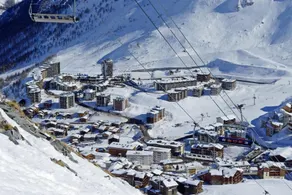 A 20m de las pistas de esquí, 1.o piso, balcón, tv, local para esquís, 25m², Tignes - Image 4