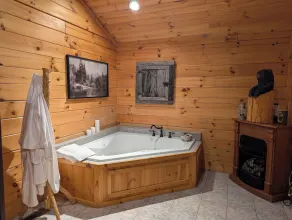 Comfy WATERFRONT escape awaits at Bear Creek Cabin near BR Parkway & I-77 - Image 4