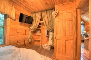 Beautiful, pet friendly secluded cabin with fire place and hot tub. - Image 5
