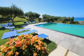 Großes Anwesen mit großem Garten, Golf, privatem Pool, Meerblick, Wi-Fi, Klima - Image 5