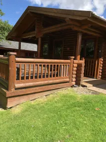 Lakeside Log Cabin with hot tub overlooking the water. - Image 5