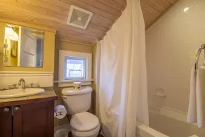 Beautiful modern cottage with fireplace and large deck at Currents at Otter Bay. - Image 3