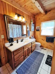 Secluded Hilltop Retreat: Log Cabin + Hot Tub - Image 5