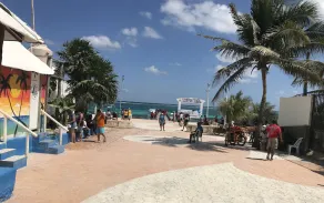 PlayaSol Beachfront Condo with large pool, steps to beach,  walk to town square - Image 2