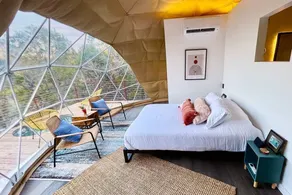 Vagary: Luxury Glamping in Treetop Dome + Dip Pool - Image 5