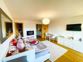 Cosy, quiet studio with terrace overlooking the Alps - Image 4