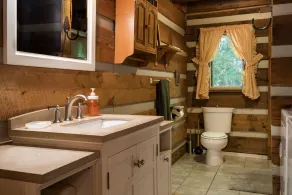 WE ARE OPEN!  Authentic log cabin on Paint Creek, 0.5 mi to Appalachian Trail - Image 2