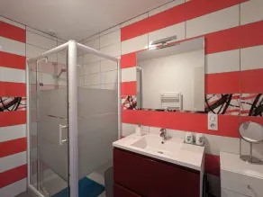 Spacieuse Chambre avec Salle d'Eau Privée à Louer dans Maison d'Hôtes Contemporaine - FR-1-591-606 - Image 3