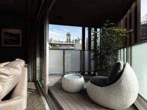 Smoking Suite double room with balcony with bat / Hiroshima Hiroshima - Image 4