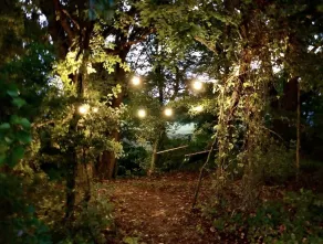 The Bluebonnet Yurt is a romantic yurt getaway with private outdoor shower - Image 5