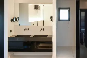 White and Black Cozy Suite in Aegina - Image 3
