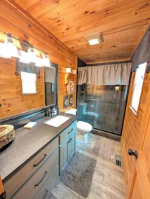 Cabin Whispering Creek - Wifi, vasca idromassaggio, Creekside Gazebo - Image 3
