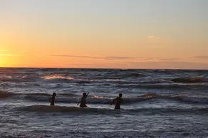 Vacker strand Lyxigt hem vid Lake Michigan, sandstrand, pool, badtunna - Image 4
