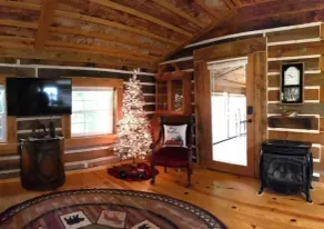 The CABIN on CULVER CHRISTMAS TREE FARM - Image 2