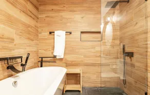 New AC.  Luxury, Spa Bathroom, Movie Room, high-end design, fall colors Oct - Image 2