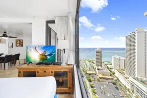 High Rise Deluxe Ocean View Free Parking/Wifi in Waikiki 3106 - Image 5
