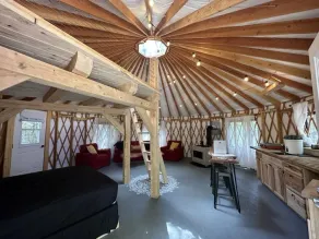 The Androscoggin Glamping Yurt in Bethel, Maine - Image 5