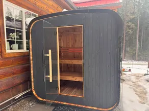 Custom Log Home -Außerhalb der Feuerstelle, der Wanderwege und des Baches - Image 2