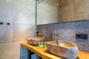 Stylish overnight stay with a hot tub and atmospheric fireplace. - Image 4
