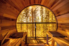 Modern Rustic A-Frame Cabin with Barrel Sauna - Image 2