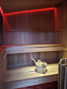 Mountaintop poolside suite, sauna, views! - Image 3