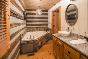 Rustic Log Cabin Near Todd with Hot Tub, Fire Pit & Mountain Views - Image 3