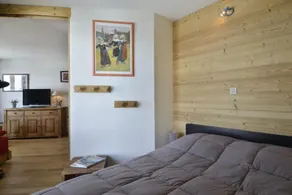 100m du centre station, Rez-de-chaussée, vue pistes de ski, télévision, casier à ski, 36m² - Image 4