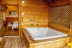 Hobart Peak Cabin w/ Jacuzzi and Wood Stove at Green Springs Inn - Image 4