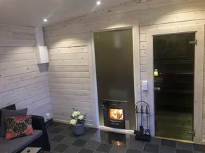 Maison de vacances Suède au bord du lac Bolmen avec sauna, cheminée et bateau - Image 3