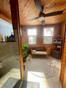 Fully stocked creekside retreat with sauna and privacy & outdoor dining - Image 2