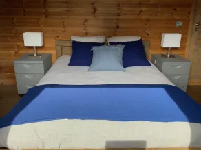 Warm, modern wooden house in a quiet location. Sleeps 8. - Image 4