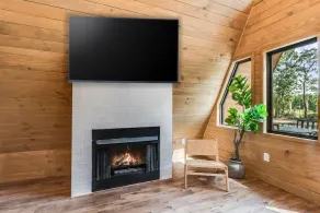 Modern A-Frame Cabin by Rip Van Winkle with Hot Tub - Image 2
