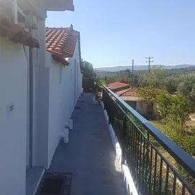 Apartment above Peroulia beach near Koroni - taverna in front of the house - Image 5