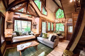 Inn The Ravine Luxury Treehouse * bain à remous, cheminée, foyer, isolé * - Image 5