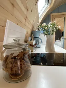 Wild Luxury Bluebell Glamping Pod with Wood Fired Hot Tub in quiet rural setting - Image 3