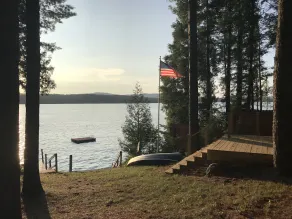 Direct waterfront overlooking forever wild forest on a hidden dead end street - Image 5