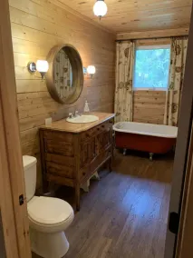 4 Sæson Lakefront Cabin Til leje - Saint Malo - Image 2