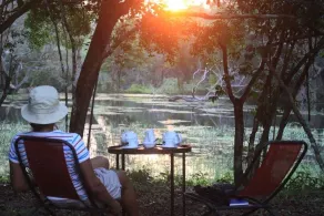 Lake Front Glamping Suite with a Bush Bathtub - Image 5