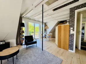 Attic with great balcony for 3 persons. Sauna, pool, garden. - Image 5