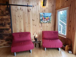 Raven's Roost Hike-in Sleeping Cabin at Sally's Brook Off-Grid Luxury Cabins - Image 4